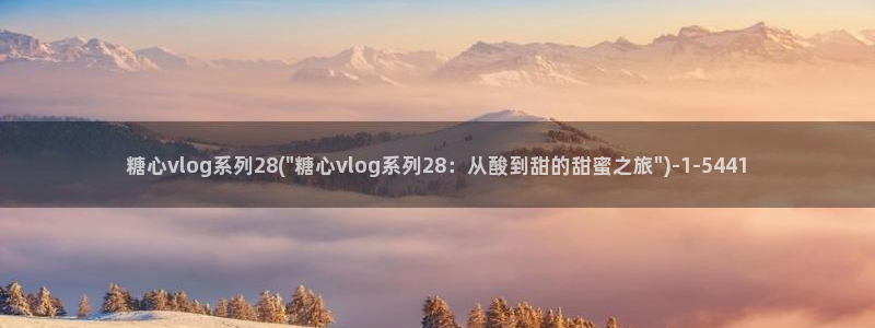 糖心VLOG：糖心vlog系列28(\